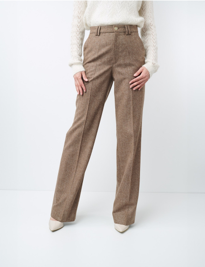 Pantaloni femei W. Wegener Martha 8393 maro