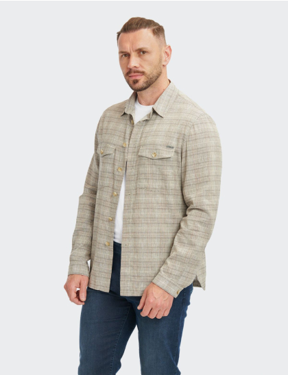 Sacou Bărbați W. Wegener overshirt Summerbreeze 5792 Bej