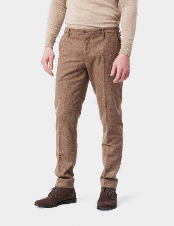 Pantaloni bărbați W. Wegener Reno 6393 maro