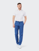 Pantaloni Bărbați W. Wegener Poker 5693 Albastru